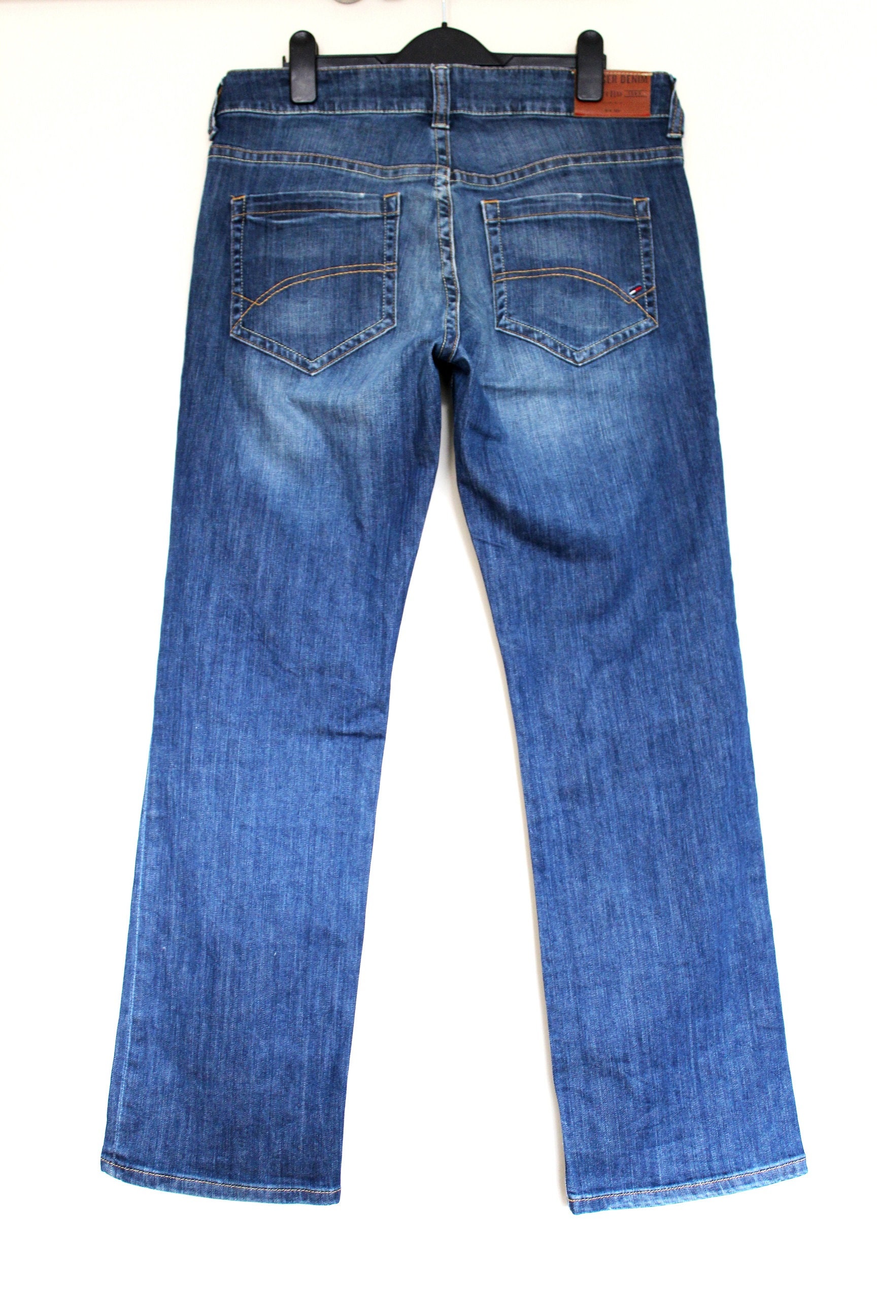 Ripped Vintage TOMMY HILFIGER Jeans Blue Denim Pants | Etsy