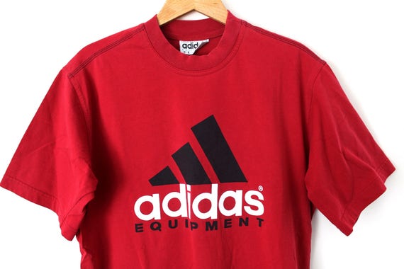 red adidas tshirt
