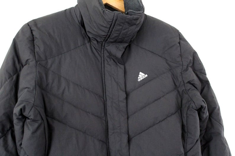 adidas black winter jacket