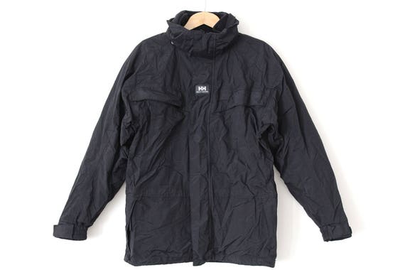 90er Jahre HELLY HANSEN Jacke, Vintage Fleece Tech Jacke, schwarze Wintermantel, Retro Arbeit tragen, Ski Schneejacke, Segel Yacht Jacke 90er Jahre HELLY HANSEN Jacke, Vintage Fleece Tech Jacke, schwarze Wintermantel, Retro Arbeit tragen, Ski Schneejacke, Segel Yacht Jacke