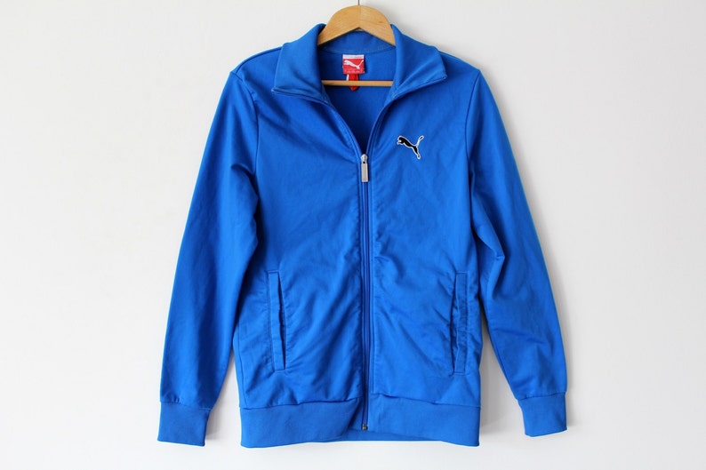 blue puma tracksuit