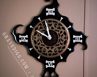 Nightmare Before Christmas Clock | Glow in the Dark | Handmade Original