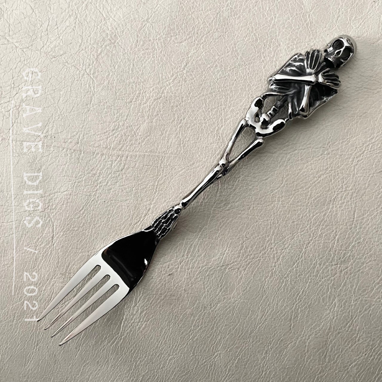 Skeleton Flatware Set 1 Spoon 1 Fork 1 Knife Kitchen Tableware