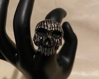 Tree Skull Ring | Stainless Steel | Gothic Horror Fantasy Halloween