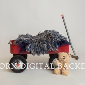 Newborn Wagon Prop Digital Backdrop Background