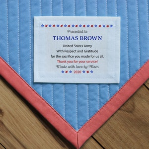 Große Quilt Label, personalisierte Nähen Etiketten, Quilt Etiketten, Quilt Patch, Quilt Muster, Papa Geschenk, Nähzubehör