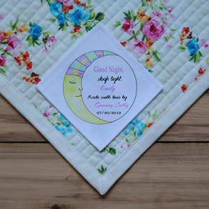 Gratis verzending quiltlabels | Gepersonaliseerde naailabels | Gepersonaliseerde quiltlabels | Handgemaakte etiketten | Aangepaste stoffenlabels | Geboortestatistieken