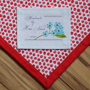 Free Shipping Quilt Labels Personalized Sewing Labels, Personalized Quilt Labels | handmade labels | iron on labels, knitting labels