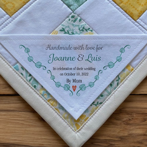 Large Personalized Sewing Labels Personalized Quilt Labels - Etsy