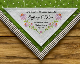 Large Triangle Quilt Label, Personalized Sewing Labels, Personalized Labels, Handmade Labels, Cut-Out Labels, Quilt Labels, wedding gifts