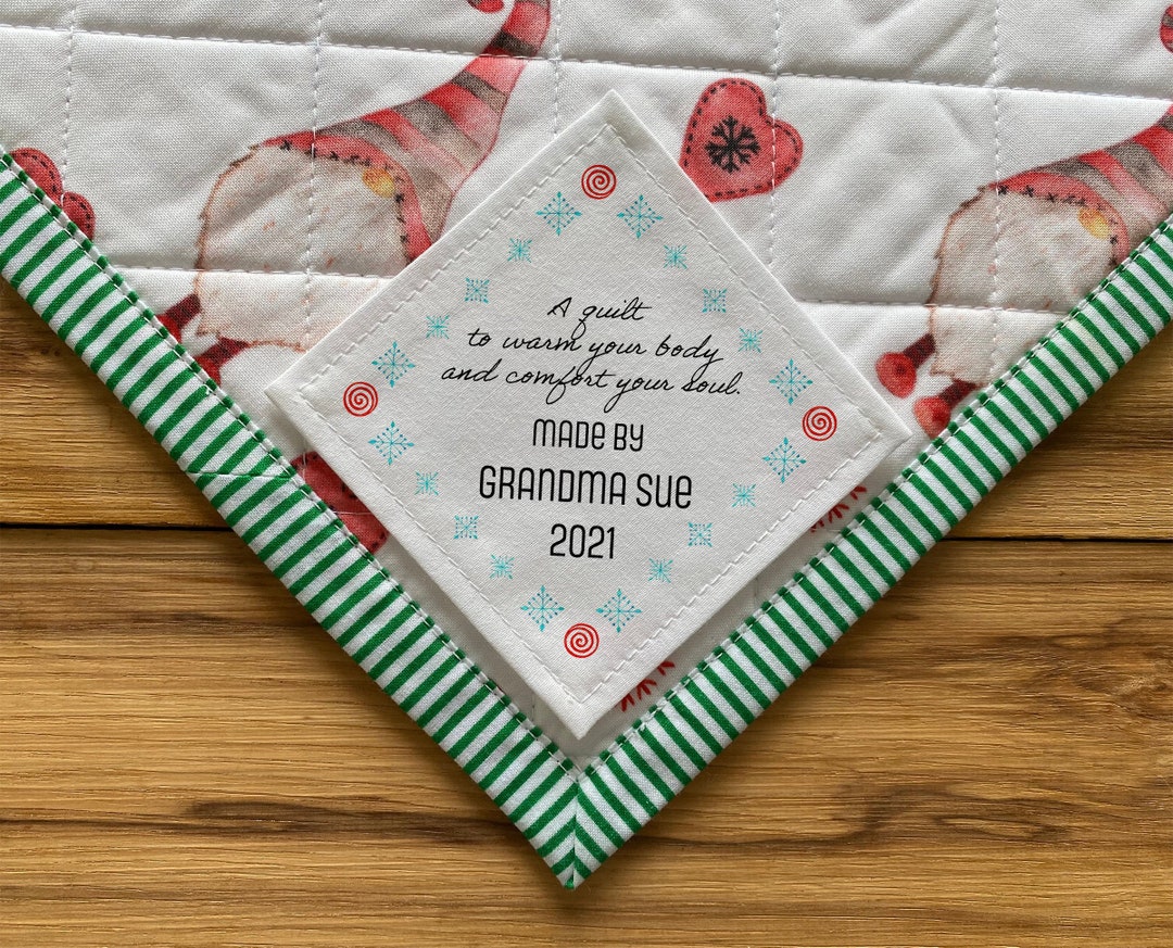 Free Shipping Christmas Quilt Label Christmas Sewing Labels Quilt Label