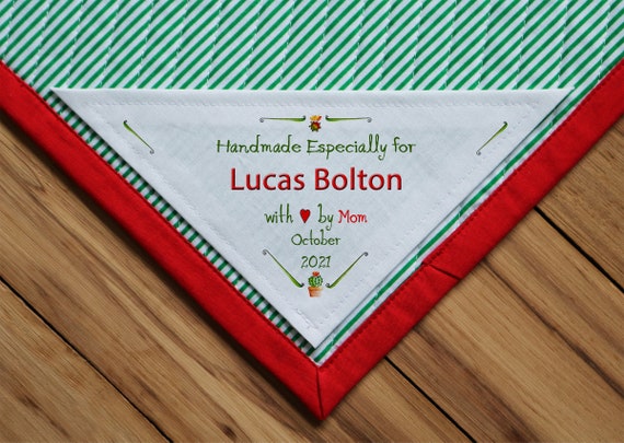 Handmade Label - Green Handmade Label - Green
