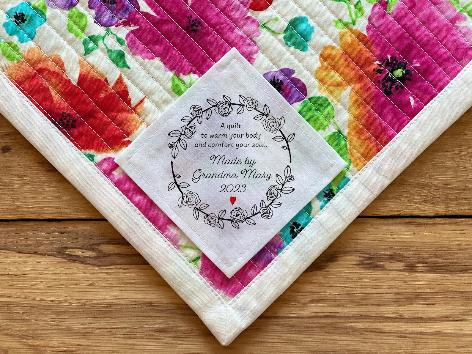 Quilt Labels Personalized Labels Handmade Labels Iron on Etsy