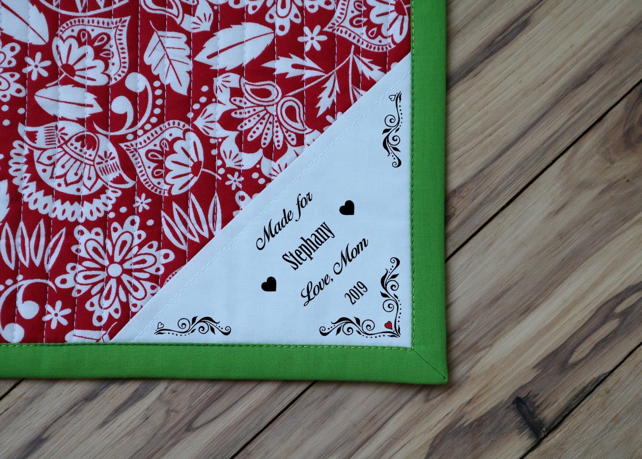 Triangle Quilt Label Personalized Sewing Labels Etsy