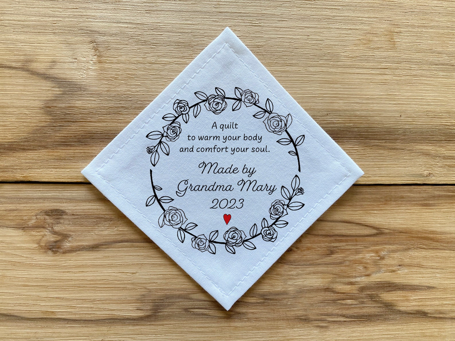 Quilt Labels Personalized Labels Handmade Labels Iron on Etsy