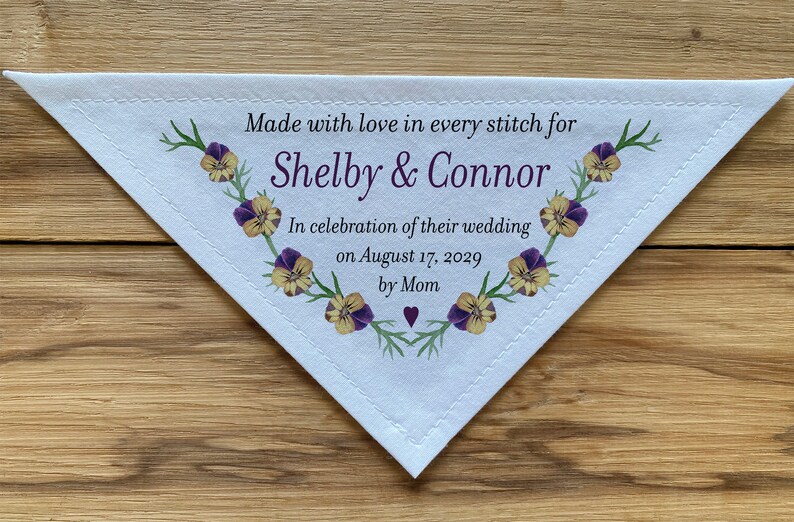 Large Triangle Quilt Label, Personalized Sewing Labels, Personalized ...