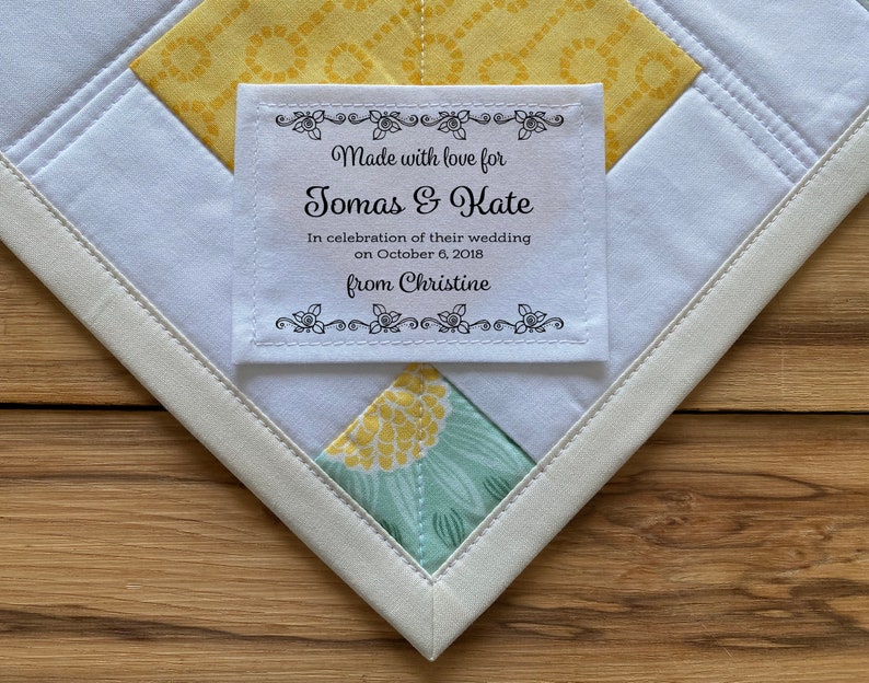 Large Quilt Labels Personalized Sewing Labels Knitting - Etsy