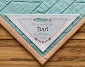 Large Triangle Quilt Label Personalized Sewing Labels Quilt Labels Handmade Quilts Cut-Out Labels, logo labels, Custom Fabric