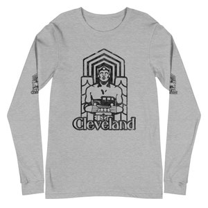 Vintage Unisex Cleveland Baseball Long Sleeve Tee