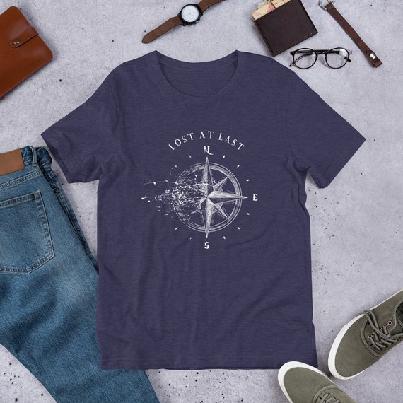 Broken Compass Hiking Shirt - Lost At Last Broken Compass Hiking Shirt - Lost At Last
