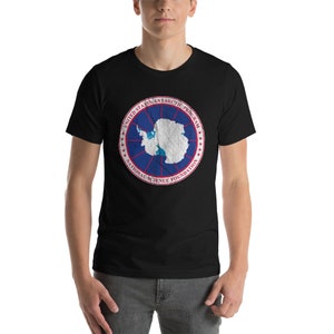 Vintage USA Antarctica Program Short-Sleeve Unisex T-Shirt