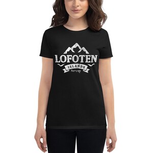 Lofoten Islands Fjords Norway Women&#39;s short sleeve t-shirt