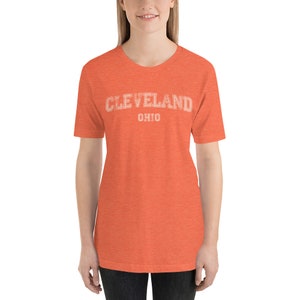 Orange CLE Cleveland Ohio Short-Sleeve T-Shirt