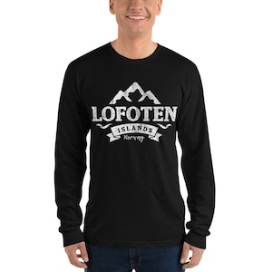 Lofoten Islands Fjords Norway Long sleeve t-shirt