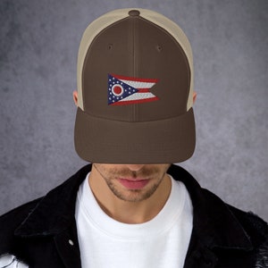 Ohio Flag Trucker Cap