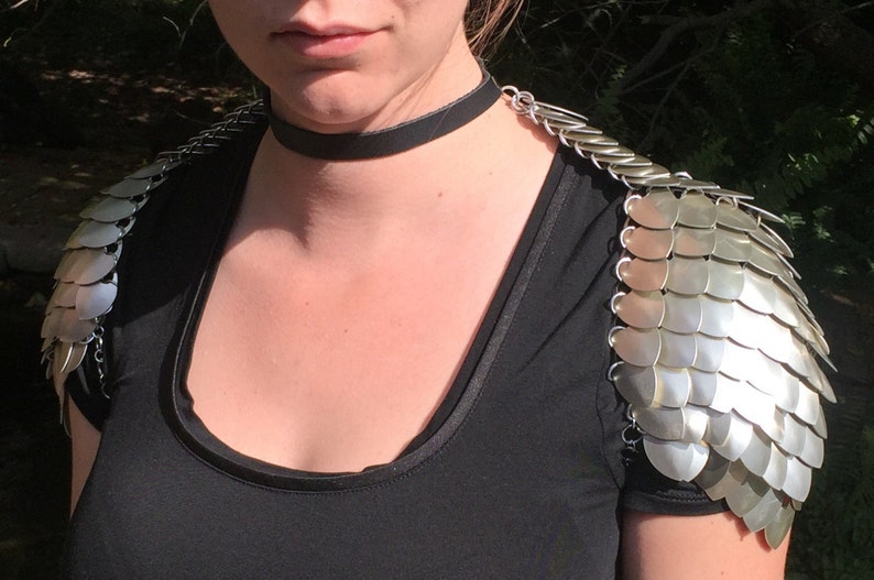 Scale Mail Shoulders Armor Shoulders Scale Mail Pauldrons Scale Mail