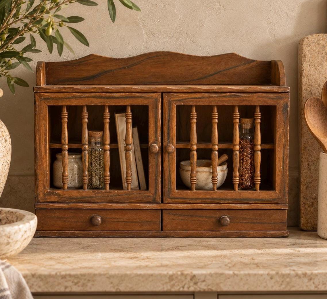 Wood Vintage Spice Boxes - Etsy