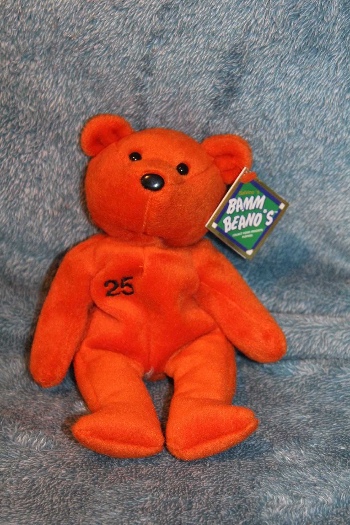 Salvino's Bamm Beano's' Barry Bonds Beanie Baby San Francisco Giants Etsy