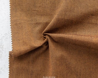 FABLEISM, Everyday Chambray NOCTURNE in Amber. Woven Cotton / Bamboo. Sold by the 1/2m. Fableism in Canada. ECWNOC-05