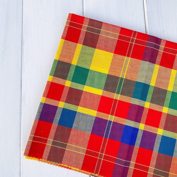 1178 Cotton Jacquard Floral Woven Madras Plaid Patchwork Waist Designer KJP Men main image 3