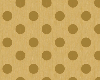 TILDA Chambray Dots in Dijon. 100% Woven Cotton. Sold by the 1/2m. Tilda in Canada. 160051