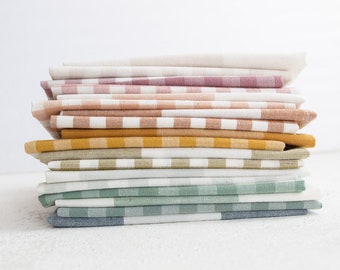 FABLEISM, Camp Gingham - Fat Eighth Bundle of 18 Fabrics, ENTIRE COLLECTION, Fableism in Canada