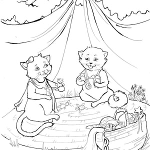 Awareness Critters Down syndrome coloring page
