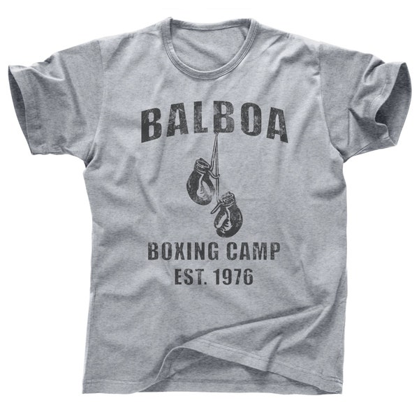 Rocky Balboa boxing camp 1976 1 2 3 4 5 6 I II III IV V Apollo Creed Clubber Lang boxing ufc crossfit wod training gym soft style t shirt