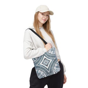 Patterned Tote Bag, Stylish Everyday Travel Bag for Women, Chic Shopping & Casual Carryall, Gift for Her, Unique Art Fashion Accessory