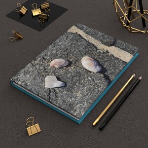 Coastal Shell Hardcover Journal: Nature-Inspired Beach Theme Notebook