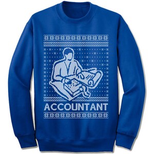 Accountant Ugly Christmas Sweater. Geschenk. Boekhouder lelijke trui. Trui. Trui. Lelijk. Pullover. Kerstmis. afbeelding 1