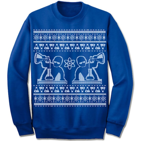 Science Ugly Sweater. Gift for Scientist. Merry Christmas. Christmas  Sweatshirt. Ugly Christmas Sweater. Party. Lab. 