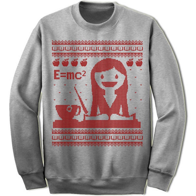 Teacher Christmas Ugly Sweater. School Christmas Sweater. Etsy Australia