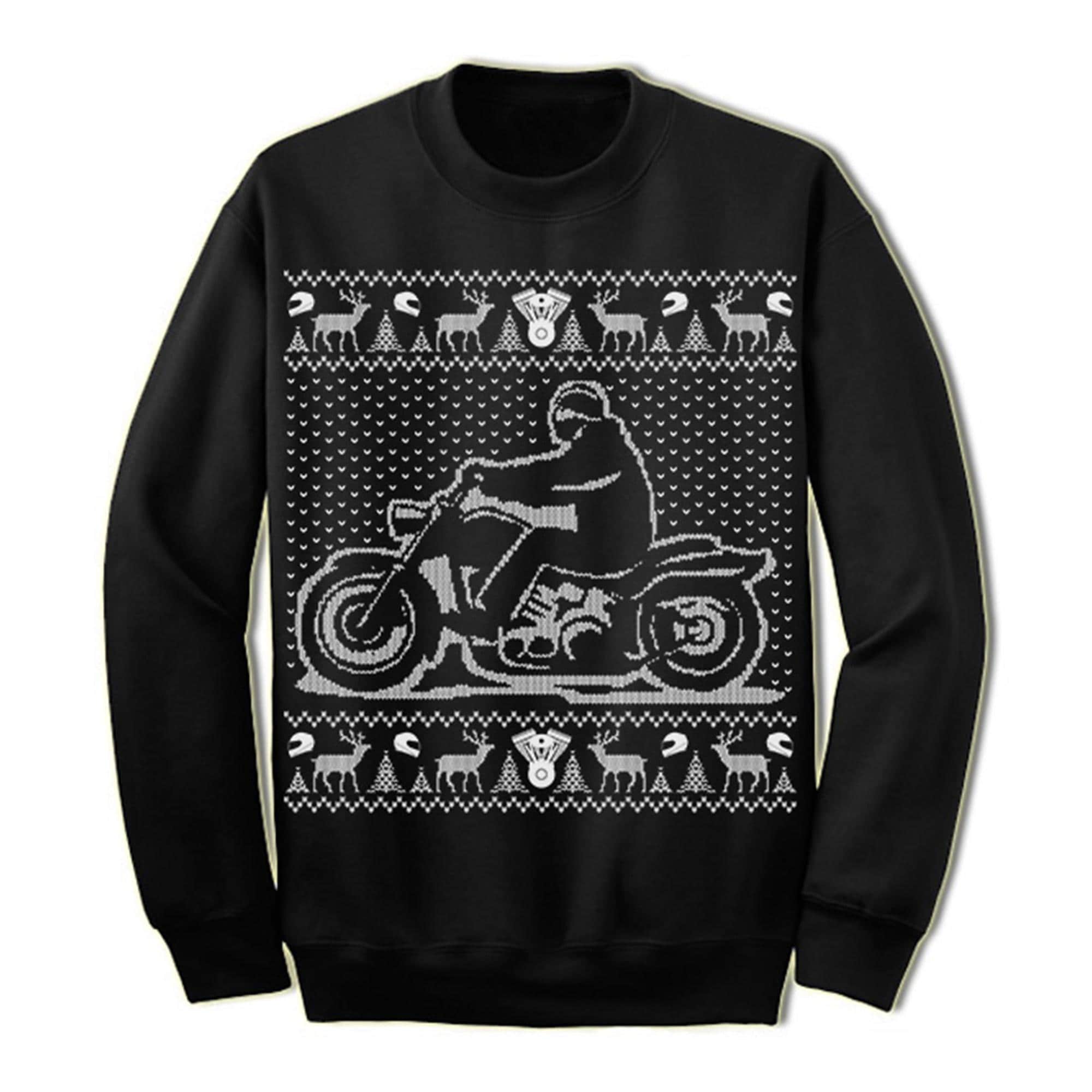 1920s Biker Sweater In Old Red/Gold S - Foto 8