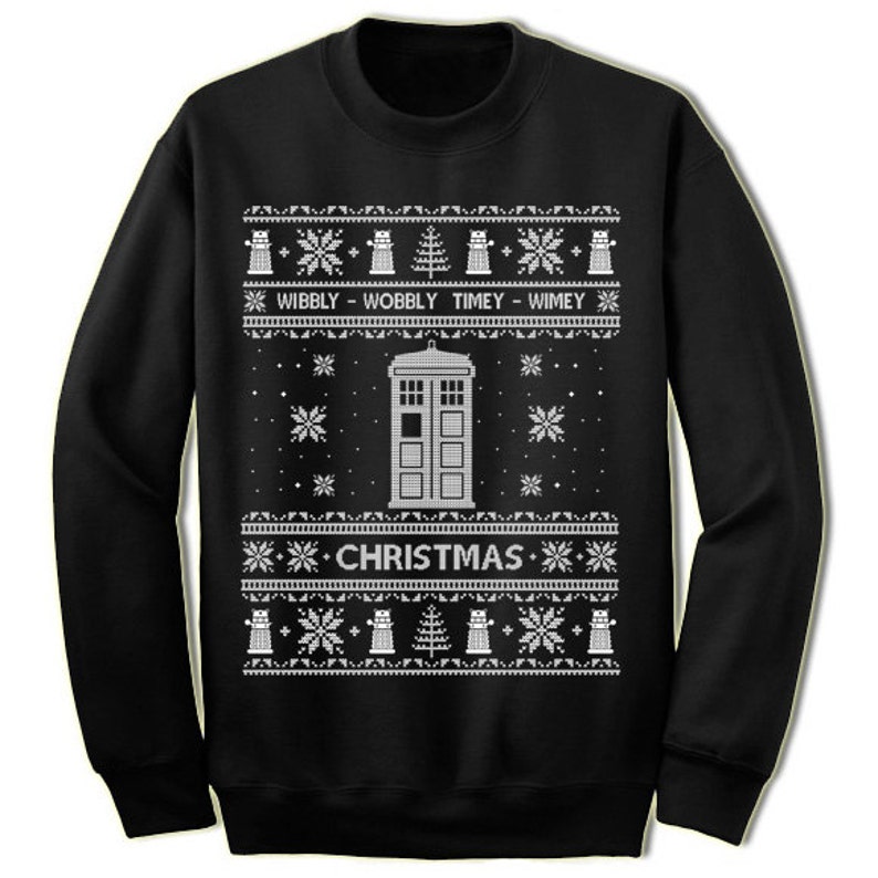 Doctor Who ugly Christmas sweater