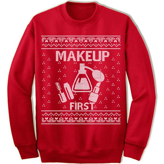 Da Uomo vecchia Girocollo Stampa Grafica Divertente Natale Maglione Natale Maglione Top