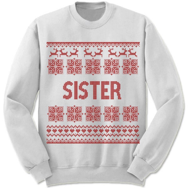 old row christmas sweater
