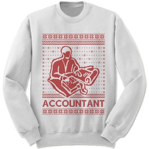 Accountant Ugly Christmas Sweater. Geschenk. Boekhouder lelijke trui. Trui. Trui. Lelijk. Pullover. Kerstmis. afbeelding 6