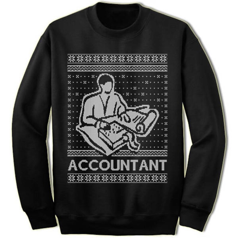 Accountant Ugly Christmas Sweater. Geschenk. Boekhouder lelijke trui. Trui. Trui. Lelijk. Pullover. Kerstmis. afbeelding 4