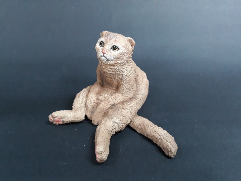 Scottishfold Cat Figurine No.3